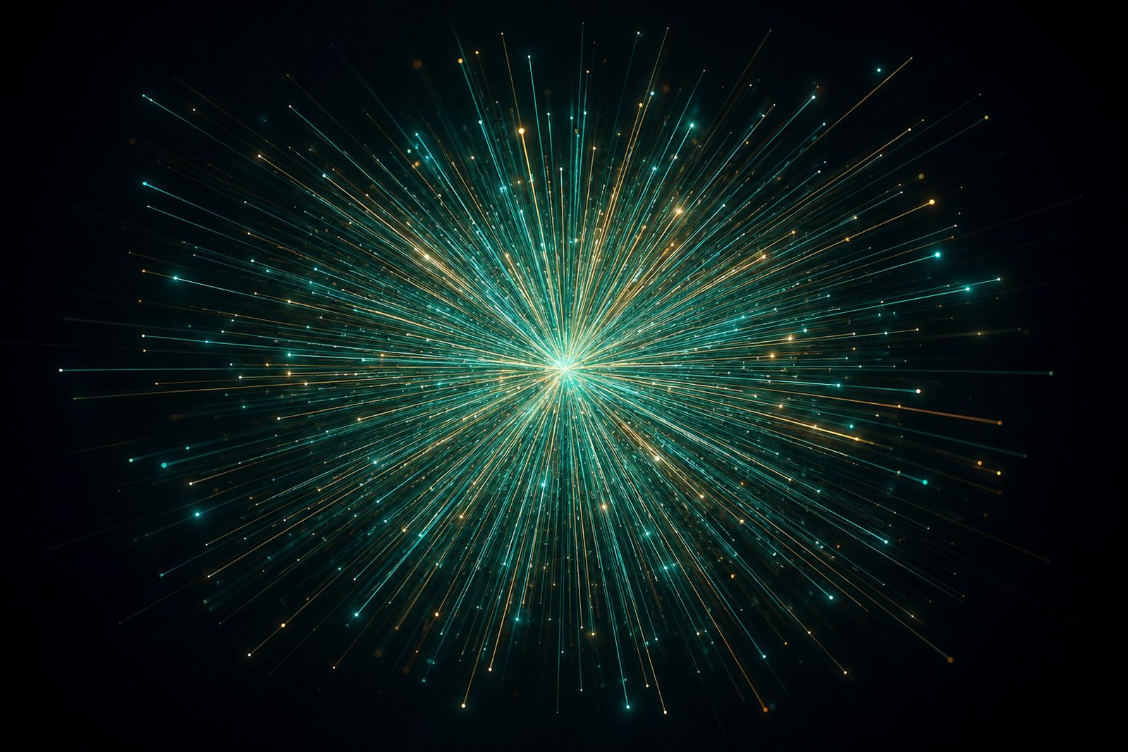 Every needle position at once: a segment in every direction.
