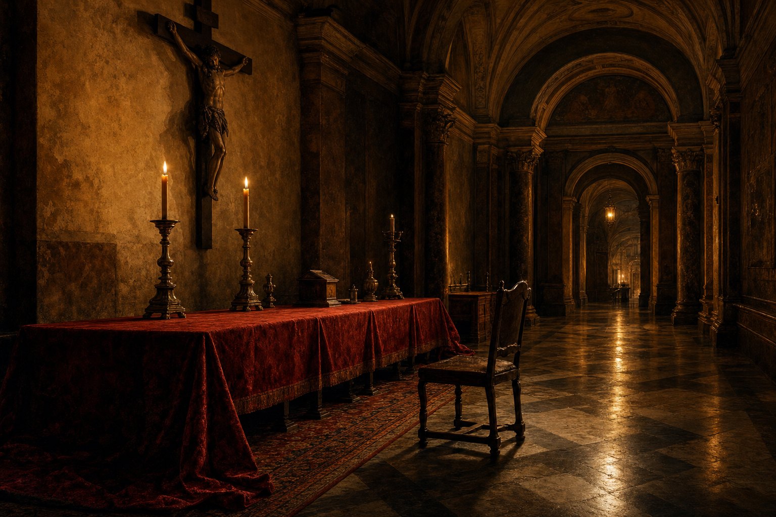 House arrest in a villa outside Florence, visitors controlled, publication forbidden.