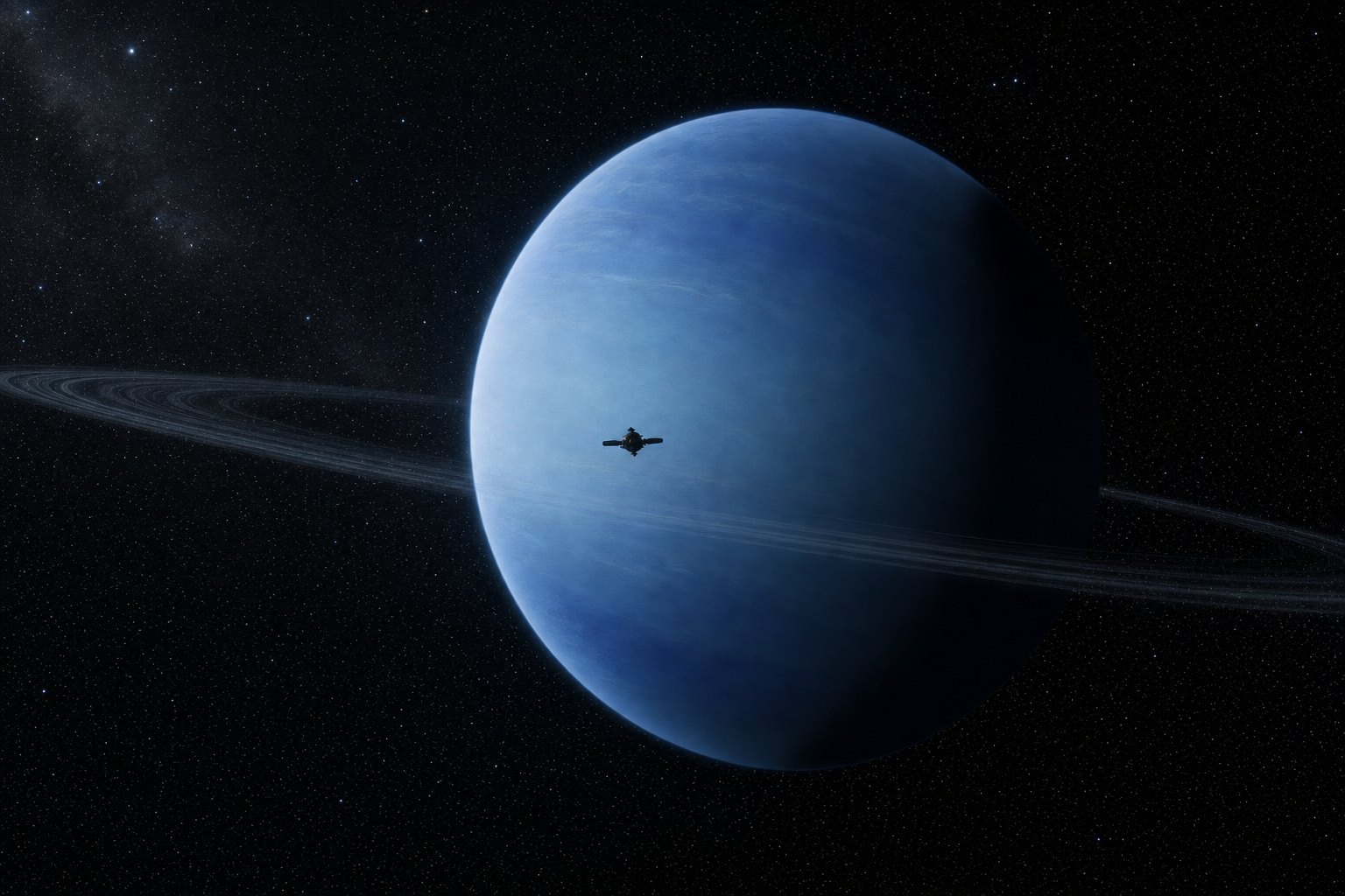 Every transfer orbit, gravity assist and landing is planned with Newton’s equations.