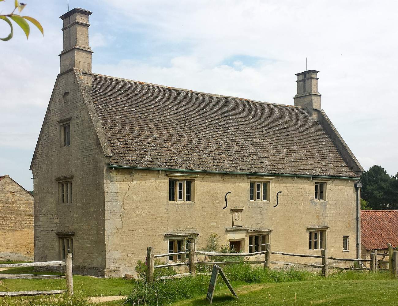 The farmhouse where he was born and where he spent the plague years.