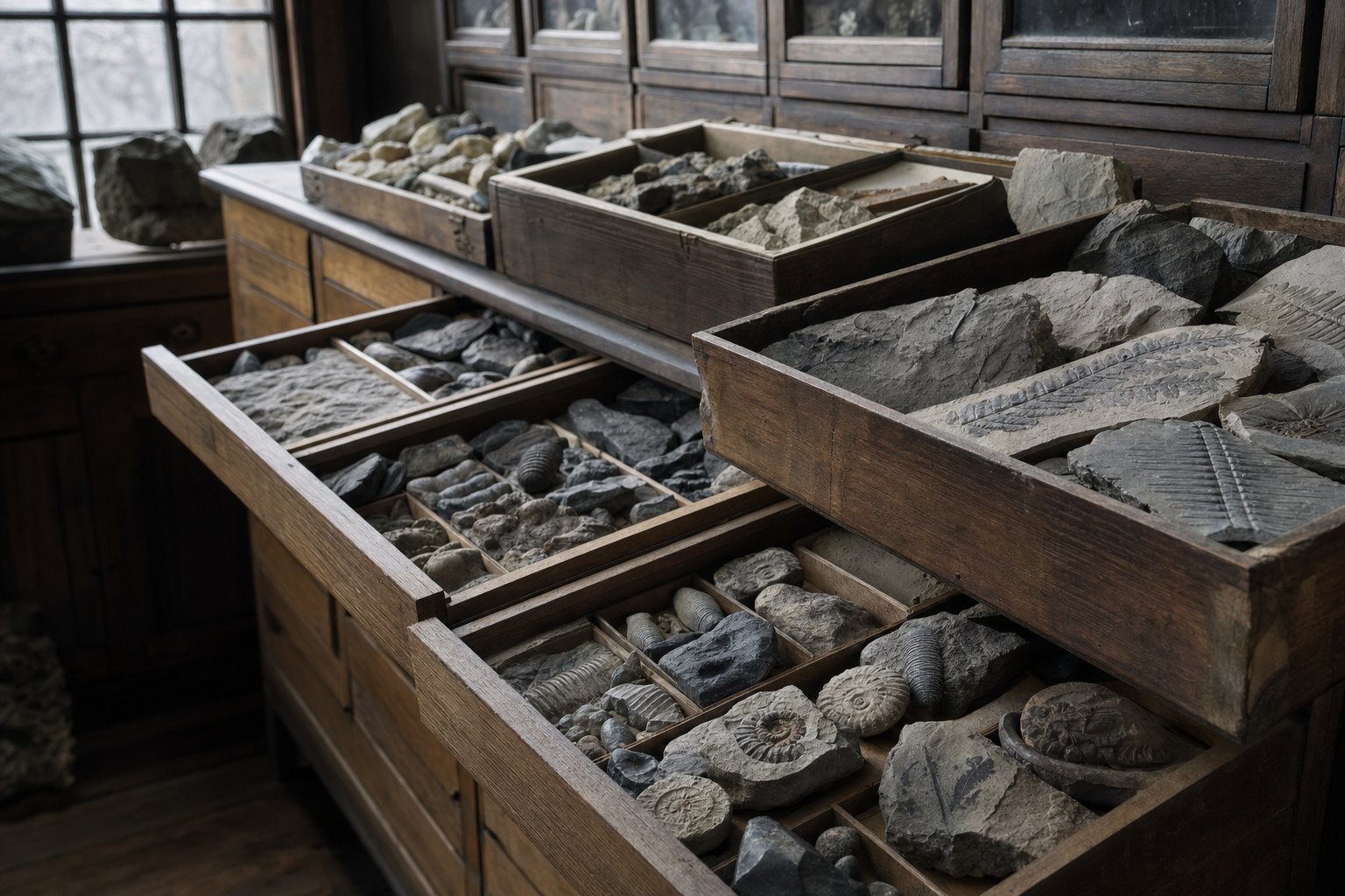 The same extinct species turn up on continents thousands of kilometres apart.